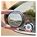 2Pcs Blind Spot Car Traffic Car Rear View Mirror Full Vision 360 Wide Anger Parking Assitant Convex Mirror(Silver)