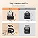 LOVEVOOK Insulated Lunch Bag For Women,Large Double Deck Adult Lunch Box,Teacher Lunch Tote Bag With Cup Holder,Leakproof Cooler Bag With Adjustable Shoulder Strap For Work Picnic Beach,Larger 15L