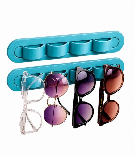 Image of Sunglasses Organizer, Wall Glasses Holder, Acrylic Sunglasses Display, Eyeglass Organizer for Multiple Glasses for Office & Home Decor, Unique Gifts for Husband, Women & Girls