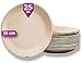 Waipur Piatti in Foglia di Palma Biologici – 25 Piatti Rotondi Ø 25 cm – Piatti USA e Getta Eleganti di Alta qualità – Leggeri ma Resistenti – Come Piatto di Legno
