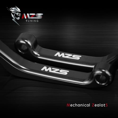 Image of MZS Black Dirt Bike Brake Clutch Levers Pivot CNC Compatible with CR125R 2004-2007 / CR250R 2004-2007 / CRF250R 2004-2006 / CRF450R 2004-2006 / CRF250X 2004-2018 / CRF450X 2005-2018
