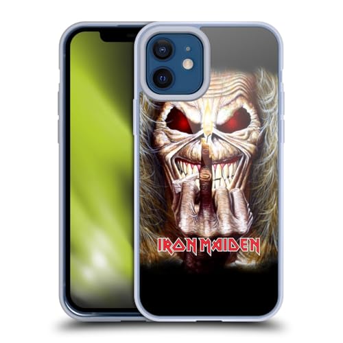 Carcasa de gel silicona compatible con Apple iPhone 12 e iPhone 12 Pro Iron Maiden