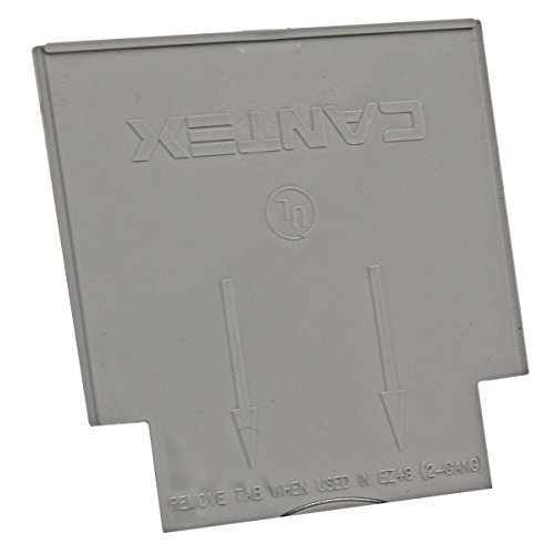Hubbell-Raco 7700RAC partition para caja cuadrada de 4 pulgadas y sistemas de baja tensión 2