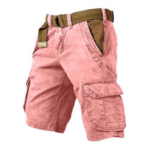 Pantalon cargo homme rose jambe droite vêtement printemps léger 3XL