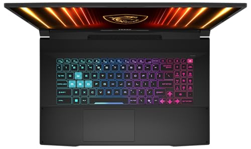 MSI Katana 17 HX Gaming Laptop, 17.3 Inch Full HD, Intel Core i7 14650HX, NVIDIA GeForce RTX 5070, 16GB DDR5, 1TB SSD, Windows 11 Home, QWERTZ Keyboard, Black, B14WGK-060