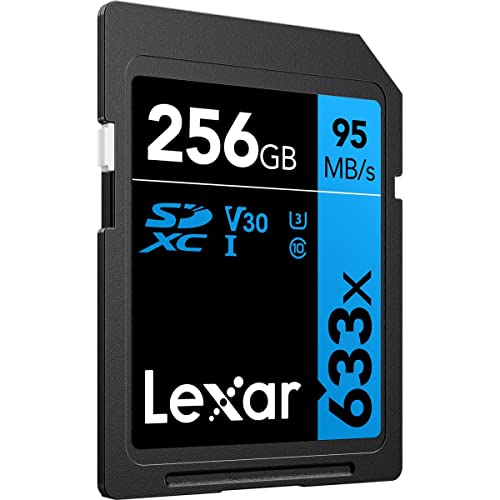 Lexar Cartão profissional 633x 256GB SDXC UHS-I (LSD256CBNL633), preto