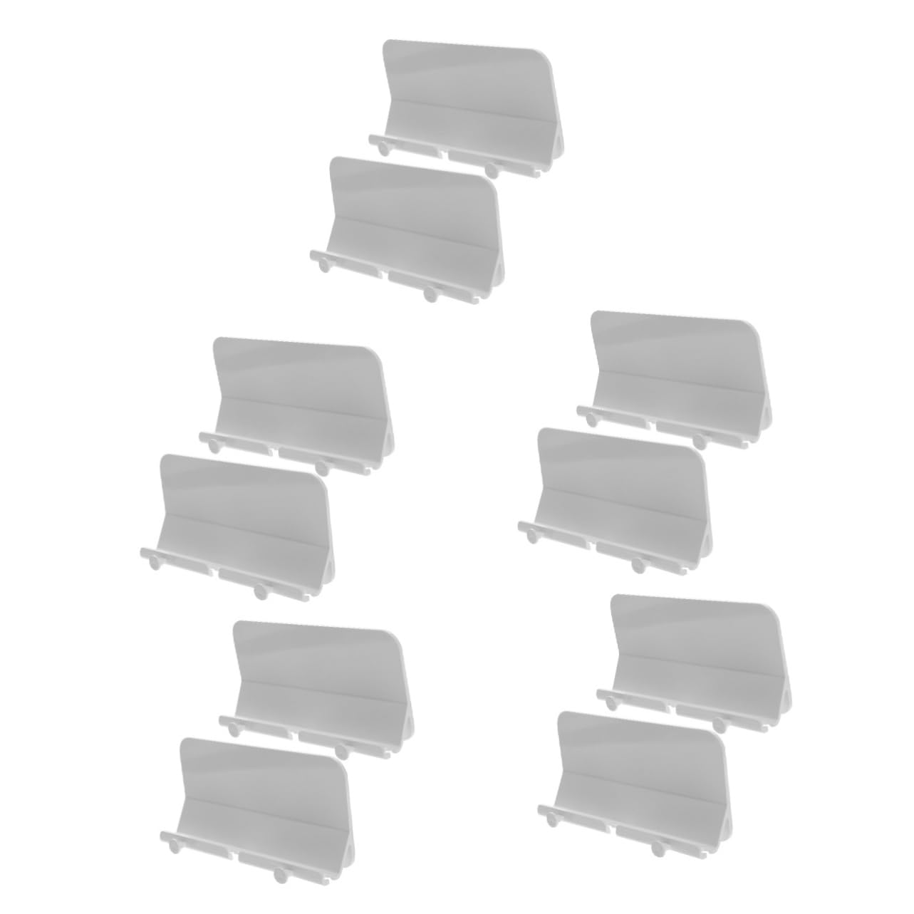 Mikikit 10pezzi Supporto Da Parete Per Smartphone Adesivo Con Gancio Design Pratico Per Carica Telefonica e Organizzazione Casa Per Letto e Scrivania Facile Da Installare Forature