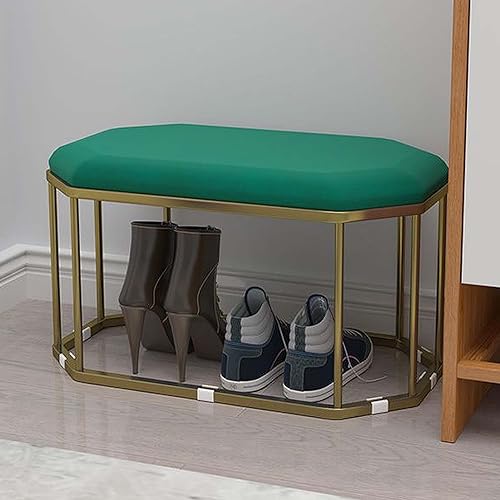 Banc à chaussures d'entrée résistant pour ranger et s'asseoir sans perdre de place