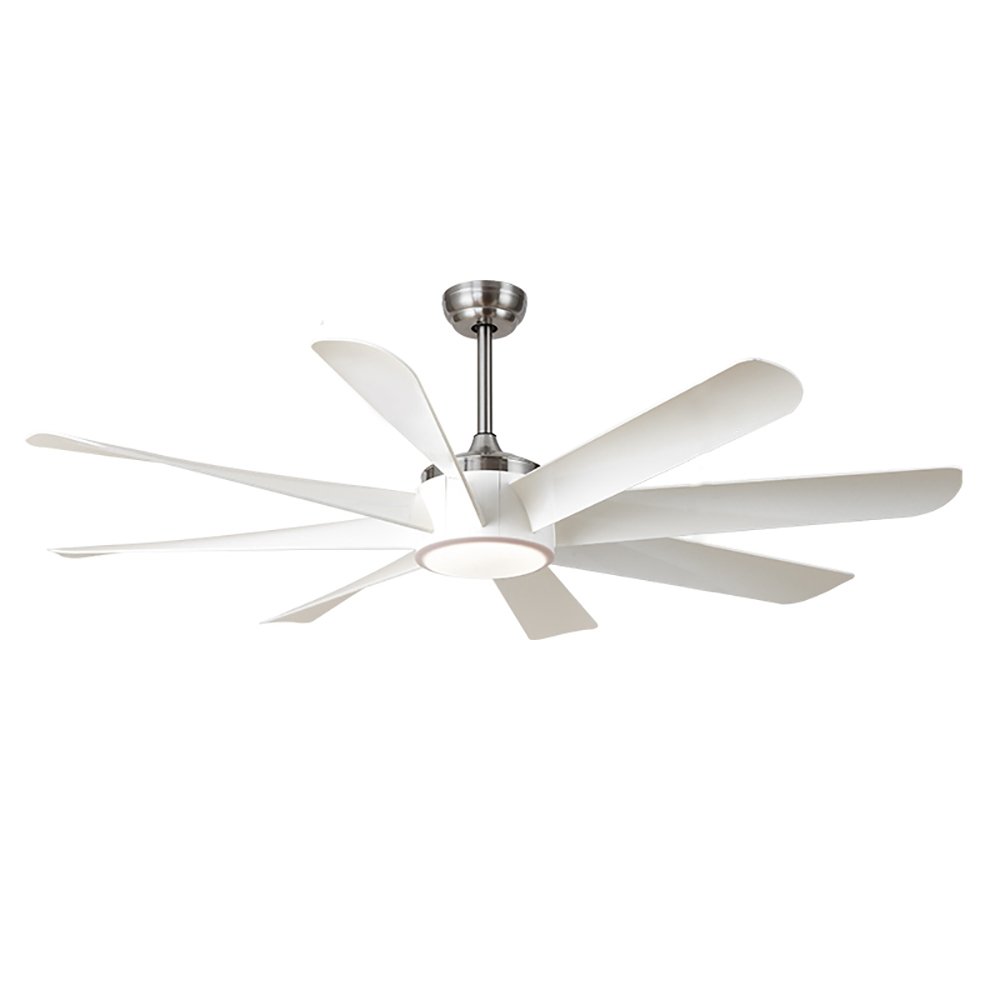 Ventilateur de plafond silencieux télécommande et éclairage LED moderne