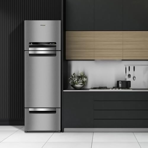 Image of Whirlpool 240 L Frost Free Triple-Door Refrigerator (FP 263D PROTTON ROY ARCTIC STEEL(N)