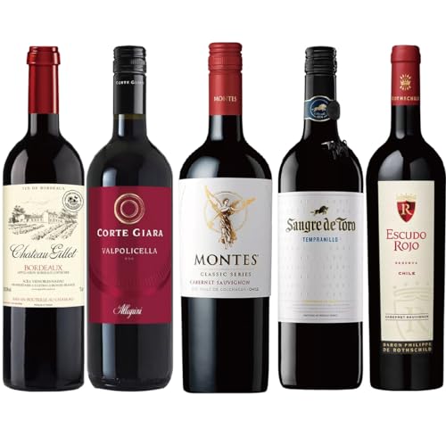 【エノテカ厳選】Best of Best ランキングTop5セット [ 赤ワイン ミディアムボディ チリ 750mlx5本 ]のサムネイル