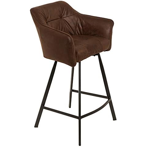 riess-ambiente.de Retro Barstuhl LOFT 100cm antik braun Cover