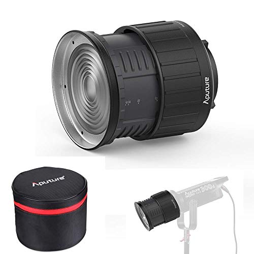 Aputure Fresnel 2X, Bowen-S Mount Light Un outil de façonnage de lumière multifonction façonnez votre utilisation de la lumière pour Aputure Amaran 300C,...