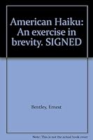 American Haiku: An exercise in brevity. SIGNED B0039XGJS2 Book Cover