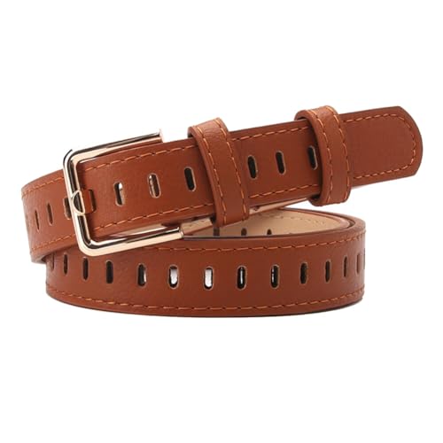 Waist Belt, Vintage Leather Jeans Belt, Women Fashion Belt for Pant, Multiple Holes Belt PU Belt Fashion & Classic Designs fo