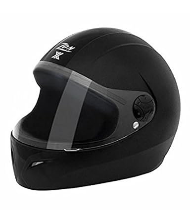 Steelbird SB 37 Zon Classic Full Face Helmet (Black, Large)