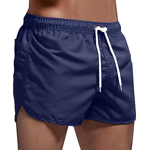 Fxbar Swimwear Men Spring Surfing and Summer Splicing Swimming Men's Board Shorts Swim Trunks Quick Dry Gym Shorts