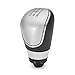 Viviance Pommeau de Levier de Vitesse à 5 Vitesses pour Ford Focus 2 MK2 FL MK3 MK4 MK7 Mondeo Kuga Galaxy Fiesta - Argent