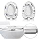 8-teiliges Toilettensitz-Stoßfängerset, Toilettensitz-Pufferset zum Einstecken, Toilettensitz-Pufferpolster, Toilettensitz-Puffer, selbstklebender Ersatz
