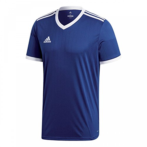 adidas TABELA 18 JSY T-Shirt, Hombre, Dark Blue/White, S