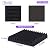 TroyStudio Thick Acoustic Foam Panels, 12 X 12 X 2 Inches 12 Pcs Wedge Sound Absorbing Foam, Dense Soundproof Padding Tile, Recording Studio Foam Absorber, Decorative 3D Wall Ceiling Panel