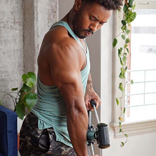 Bullworker Steel Bow 20" | Full Body Workout - Portable Home Gym Isometric Exercise Equipment For Fast Strength Training Gains. Cross Training Fitness; Chest, Back, Arms, And Abs Exercise Machine #TOP5