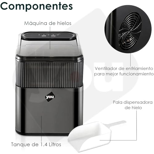 Opiniones y reviews de Máquina de cubitos de hielo los mejores 5. 15 Imagen adicional