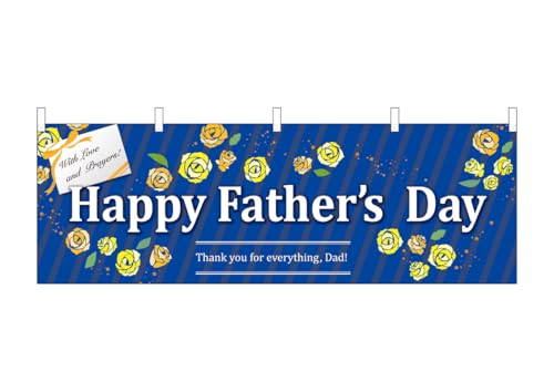 �̂ڂ艮�H�[ ���� 41824 HappyFathersDay W1800×H600mm 1�� �q�[�g�J�b�g �����ɐ� �󒍐��Y�i