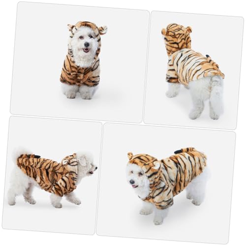 Disfraz perro tigre DOITOOL abrigo invierno talla S miniatura 5