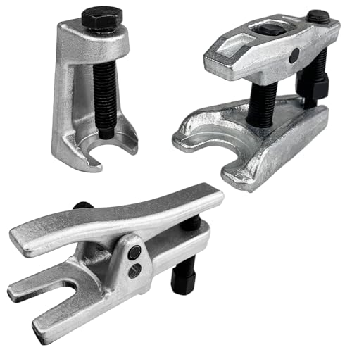 TERRARIDE 3 Pièces Kit Extracteur, Universel de Rotule, Biellettes de Direction et Roulement, Extracteur de joint à Rotule, Largement utilisé, durable pour Réparation Camion de Voiture de Véhicules