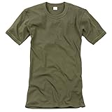 Material: 100 % Baumwolle Black Snake Original Unterhemd T-Shirt der Deutschen Bundeswehr Unterziehhemd in verschiedenen Größen Oliv 6 / L