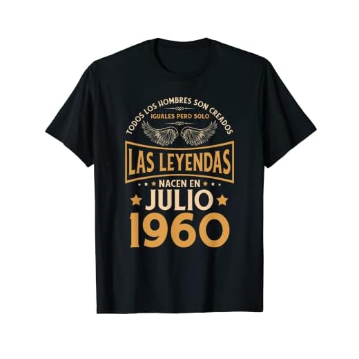 Cumpleaños Hombre Regalos Las Leyendas Julio 1960 Camiseta