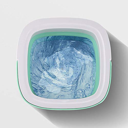 Draagbare Mini Turbo Wasmachine Met Opvouwbare Kuip Compacte Turbine Wasser Travel Wasmachine Camping Appartementen… - Image 4