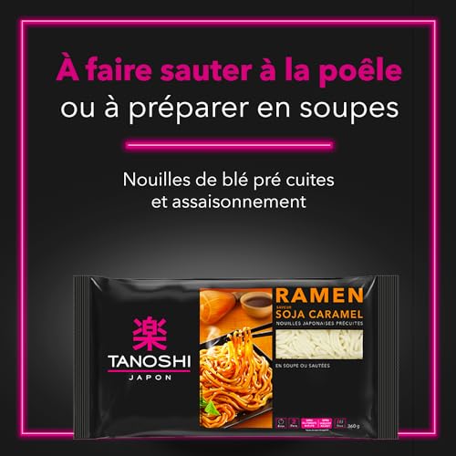Nouilles Soja Caramel Tanoshi Le Paquet De - vue 3