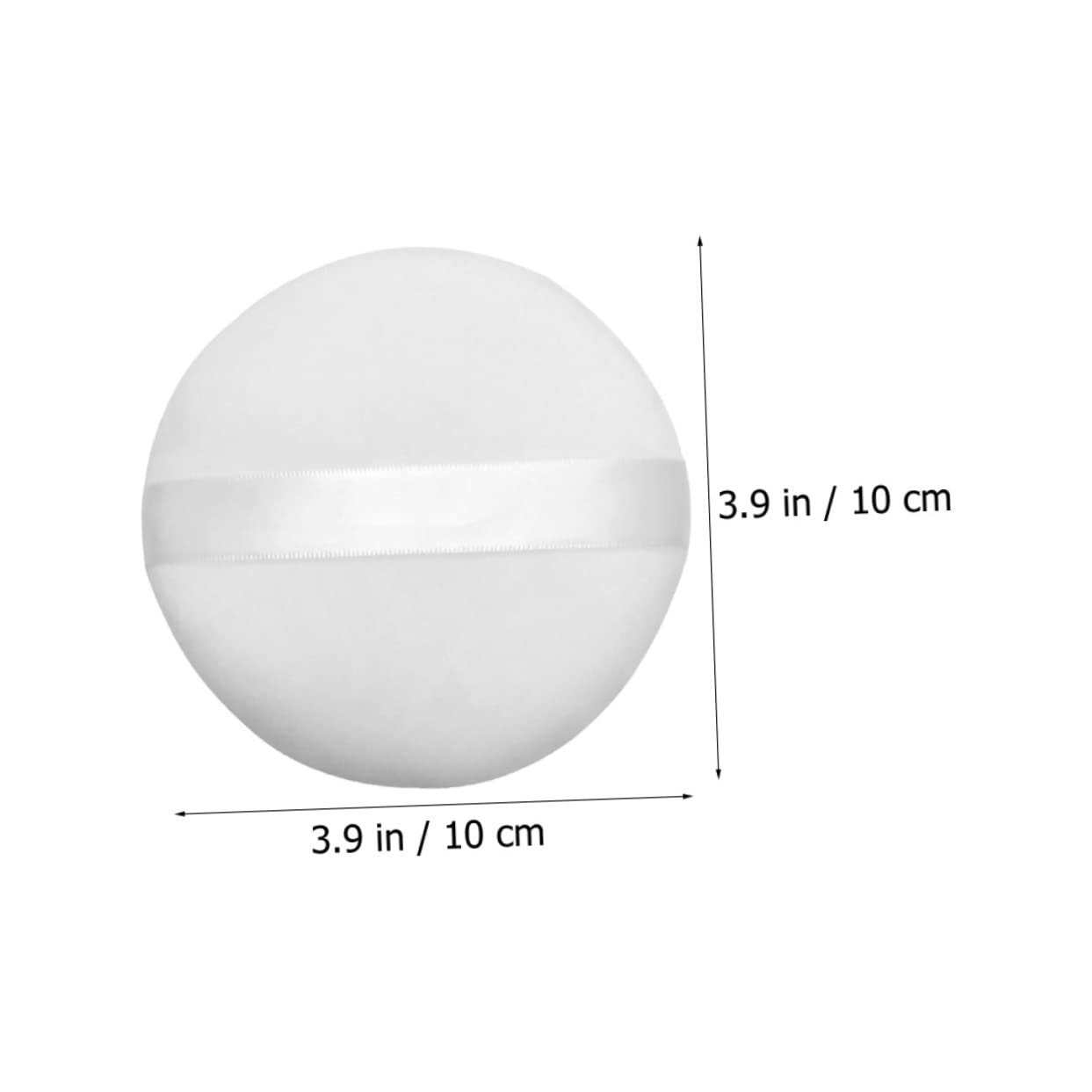 WOFASHPURET 4pcs Large Fluffy Body Powder Reusable Makeup for Loose Powder Application and Practical Cosmetic Tools for Effortless Powdering