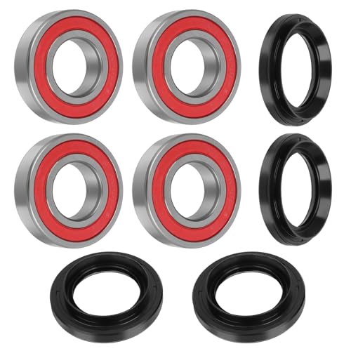 Rear Wheel Bearings Seals for Yamaha Rhino 450 Rhino 660 Rhino 700 2005-2013, OEM# 93106-42800-00 93106-38800-00 93306-206Y2-00