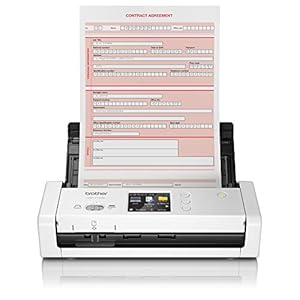 Brother ADS-1700W Compacte en slimme documentscanner | Documentinvoer | Automatisch scannen | Wi-Fi/Wi-Fi Direct