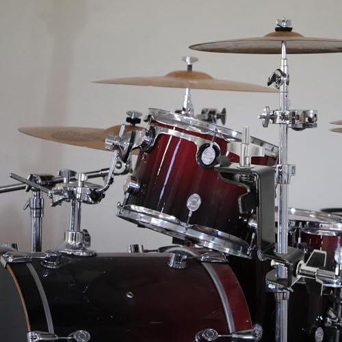 Soporte para cowbell para aro de bombo, negro miniatura 4