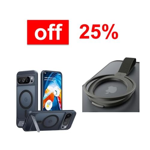 TORRAS Magnetic Phone Grip Ring Holder Kickstand & Case Magnetic