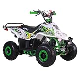 X-PRO Bolt 110 110cc ATV Quad Gas Powered 4 Wheeler ATVs Off Road 4 Wheelers(Green)