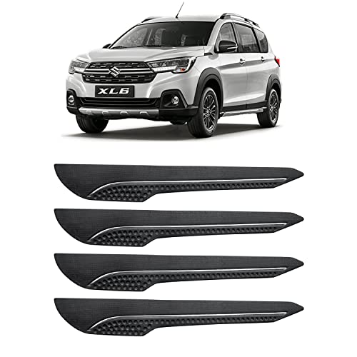 Image of AOSIS-Car Bumper Protector /Bumper Guard for Maruti XL6 with Single Chrome Stripe (4-Pcs)