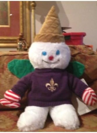 2011 Mr. Bingle Tall 23" Plush Saints Fleur De Li Sweater (with tag) LSU New