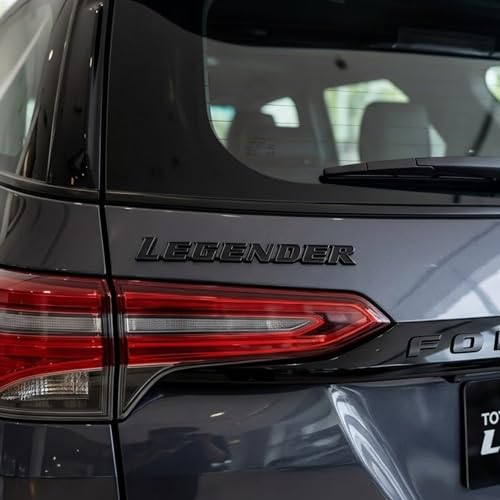 Image of KMH Premium Legender 3D Car Emblem Sticker | Stylish Brand Logo Badge | Waterproof Racing & Sports Decal for Car Exterior & Accessories | Black, Small Size - Pack of 1