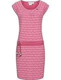 Ragwear Damen Kleid Sommerkleid Strandkleid aus Bio-Baumwolle Penelope Print C Intl. Raspberry Gr. XL