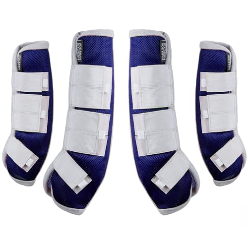 Best Boots for Pest Control: Top Picks & Reviews 13 Harrison Howard Horse Fly Boots Leg Guards Fly Boots Protection Set of 4 Navy Large Full Size