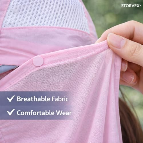 Image of Polyester Sun Protection Scarf Cap with Face Mask & Neck Cover for Men Women Kids, UV UPF Summer Hat, Breathable Balaclava for Cycling Running Beach Outdoor (Multicolour)