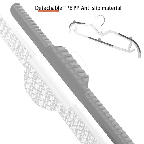 60 Pack M-Style Space Saving Hangers with Code MLKJHHI888 - Image 5