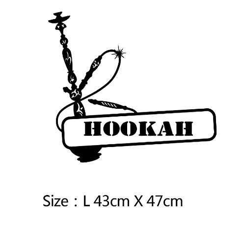 Wandaufkleber Dekoration Für Wohnzimmer Wandtattoo Vinyl Kunst Wandtattoos Adhesive shisha 43x47 cm