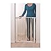 Safety 1st Easy Close Extra Tall Metal Gate,Treppenschutzgitter ohne Bohren, 73–80 cm (max. 94 cm erweiterbar), besonders hohes Gitter (91 cm), leicht schließbares Türschutzgitter, kein Bohren, Weiß