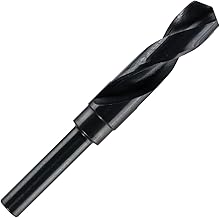 22mm HSS Blacksmith Drill Bit - Reduced Shank Drill for Aluminium, Steel, Wood, Plastic, Non-Ferrous Etc. (22mm)